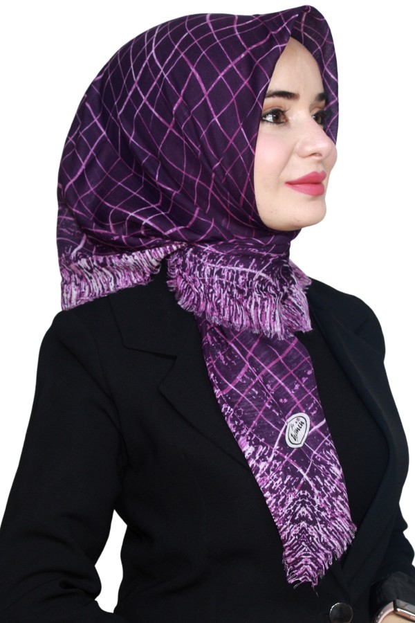 Yasemin Pamuk Flamlı Eşarp 1007-13