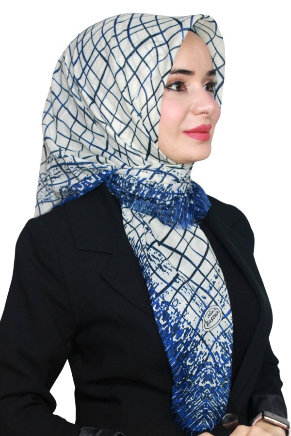 Yasemin Pamuk Flamlı Eşarp 1007-24