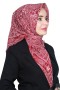Yasemin Pamuk Flamlı Eşarp 1008-22