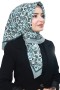 Desenli Bambu Eşarp 4104-7