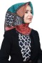 Pamuk Keten Flamlı Eşarp 1049-7