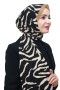 Desenli Medine İpeği Şal 5006-4