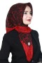 Yasemin Pamuk Flamlı Eşarp 1009-17