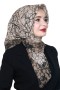 Yasemin Pamuk Flamlı Eşarp 1009-19