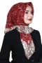 Yasemin Pamuk Flamlı Eşarp 1009-27