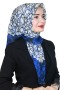 Yasemin Pamuk Flamlı Eşarp 1009-6