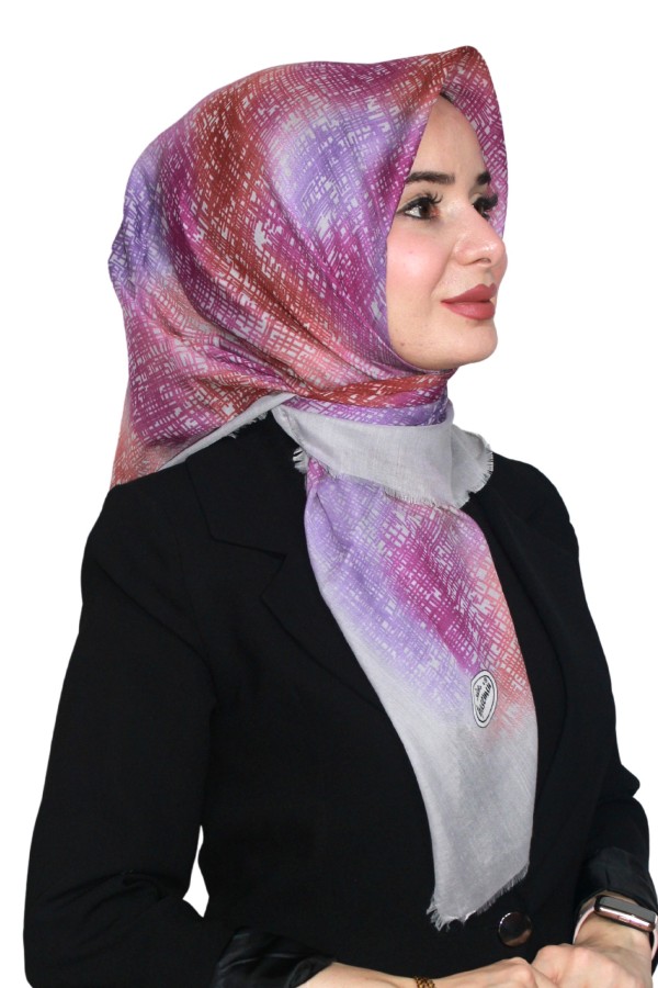 Yasemin Pamuk Flamlı Eşarp 1010-18