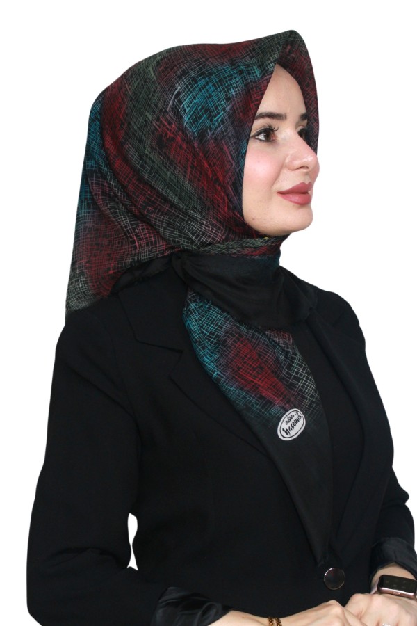 Yasemin Pamuk Flamlı Eşarp 1010-19