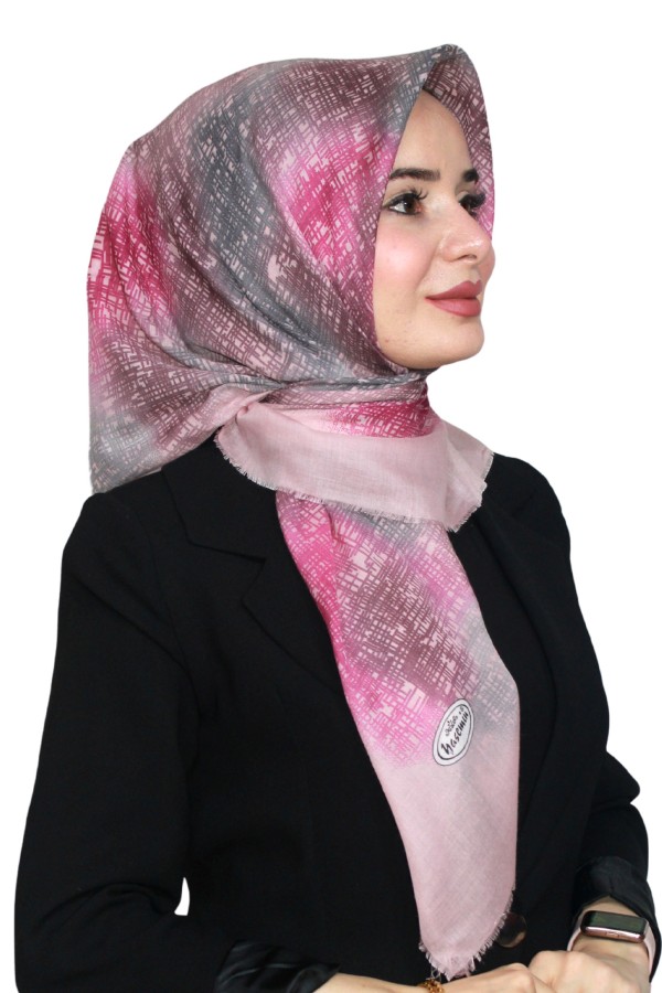 Yasemin Pamuk Flamlı Eşarp 1010-20