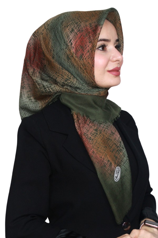 Yasemin Pamuk Flamlı Eşarp 1010-22
