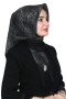 Yasemin Pamuk Flamlı Eşarp 1010-23