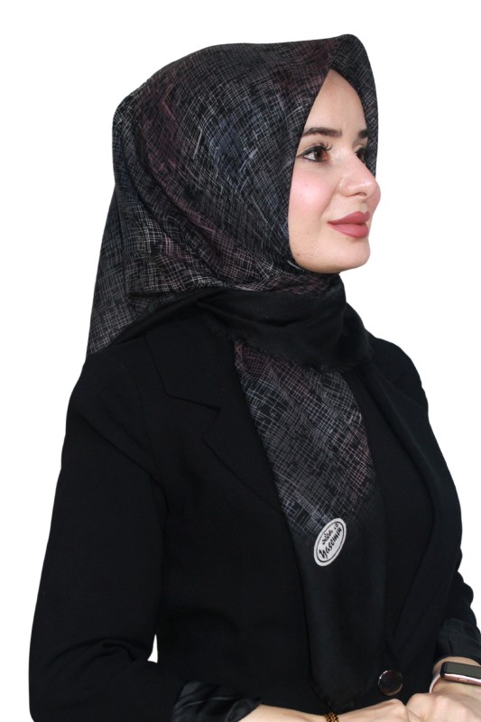 Yasemin Pamuk Flamlı Eşarp 1010-31
