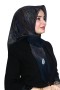 Yasemin Pamuk Flamlı Eşarp 1010-33