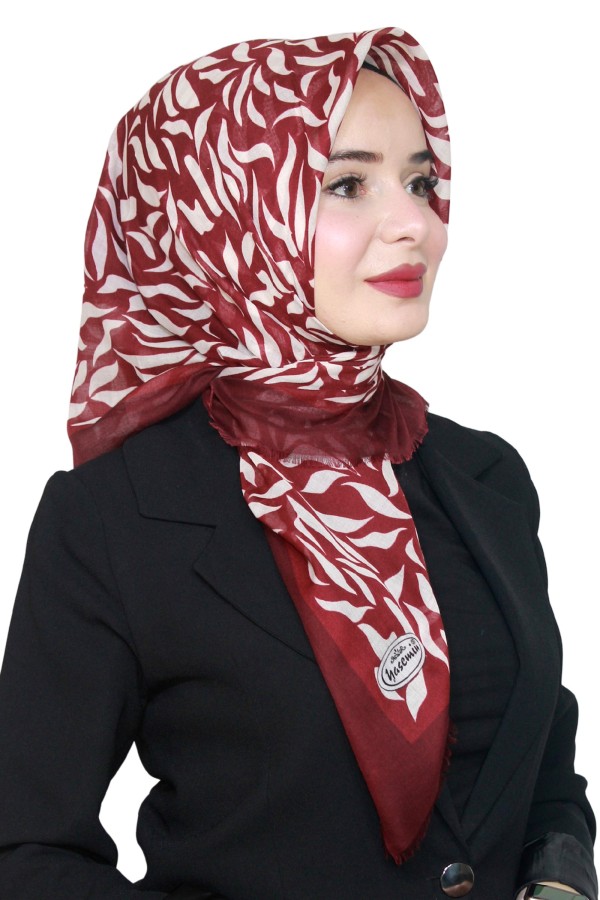 Yasemin Pamuk Flamlı Eşarp 1011-16