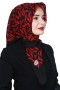 Yasemin Pamuk Flamlı Eşarp 1011-19