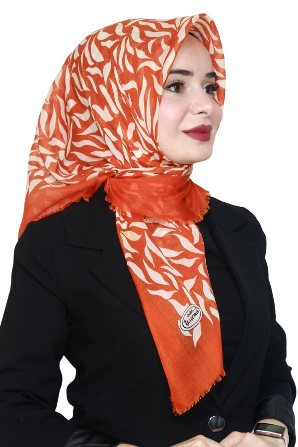 Yasemin Pamuk Flamlı Eşarp 1011-20
