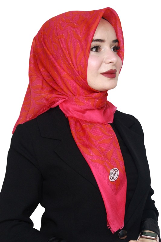 Yasemin Pamuk Flamlı Eşarp 1011-25