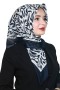 Yasemin Pamuk Flamlı Eşarp 1011-27