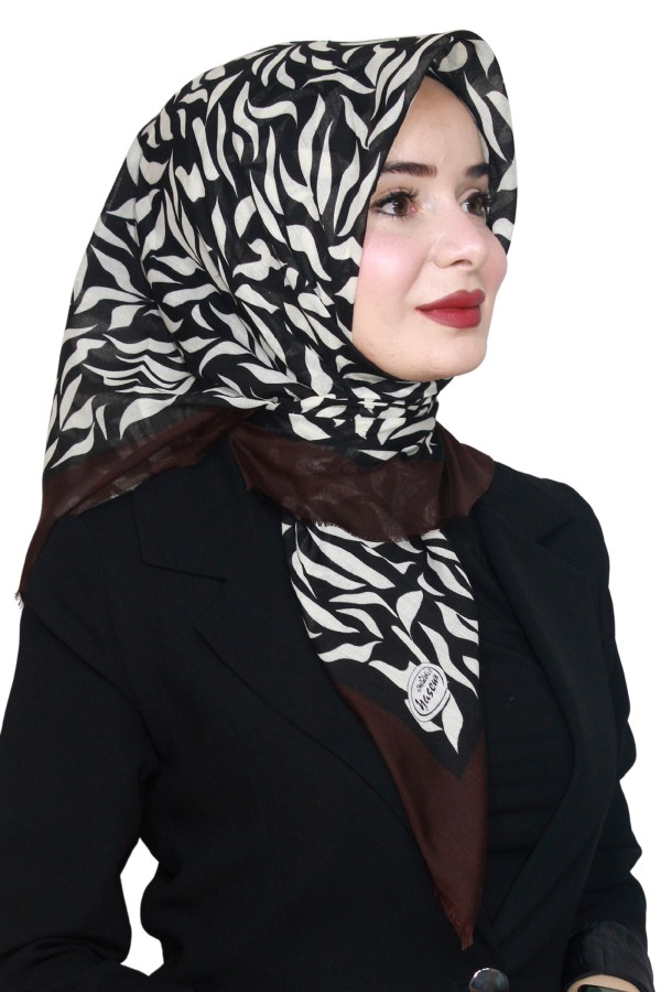 Yasemin Pamuk Flamlı Eşarp 1011-32