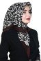 Yasemin Pamuk Flamlı Eşarp 1011-32