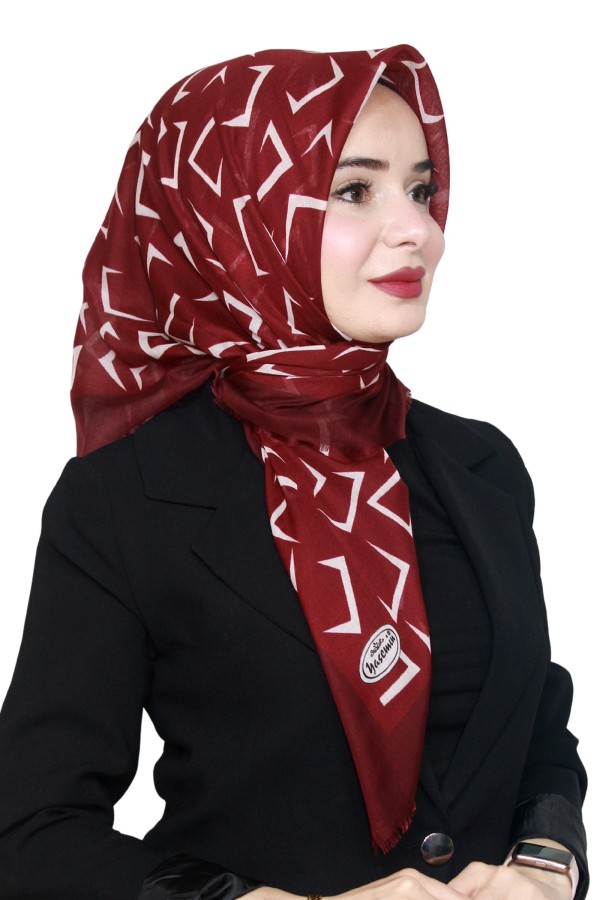 Yasemin Pamuk Flamlı Eşarp 1012-12
