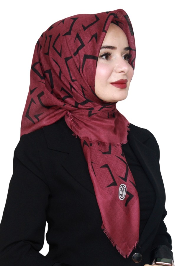Yasemin Pamuk Flamlı Eşarp 1012-14