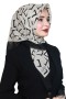 Yasemin Pamuk Flamlı Eşarp 1012-17