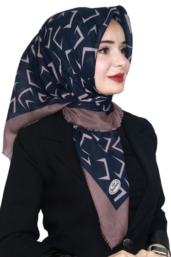 Yasemin Pamuk Flamlı Eşarp 1012-20