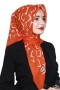 Yasemin Pamuk Flamlı Eşarp 1012-28