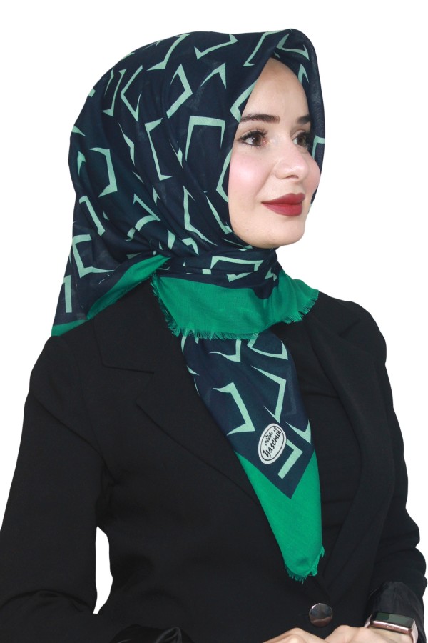 Yasemin Pamuk Flamlı Eşarp 1012-30