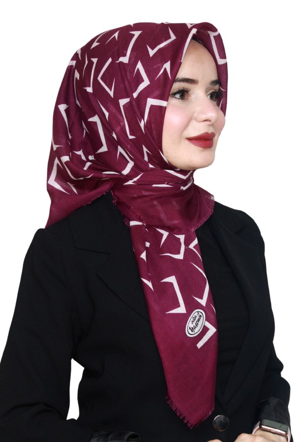 Yasemin Pamuk Flamlı Eşarp 1012-33