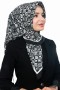 Desenli Bambu Eşarp 4104-9