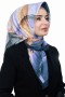 Desenli Bambu Eşarp 4105-7
