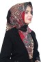 Pamuk Keten Flamlı Eşarp 1050-15
