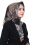 Pamuk Keten Flamlı Eşarp 1050-8