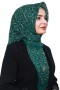 Pamuk Keten Flamlı Eşarp 1051-15
