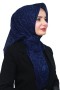 Pamuk Keten Flamlı Eşarp 1051-16