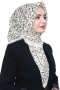 Pamuk Keten Flamlı Eşarp 1051-20