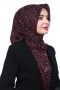 Pamuk Keten Flamlı Eşarp 1051-3