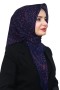 Pamuk Keten Flamlı Eşarp 1051-4
