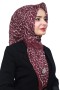 Pamuk Keten Flamlı Eşarp 1051-8