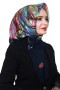Pamuk Keten Flamlı Eşarp 1055-7