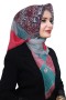 Pamuk Keten Flamlı Eşarp 1056-4