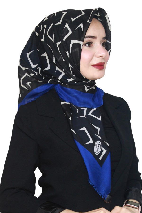 Yasemin Pamuk Flamlı Eşarp 1012-8