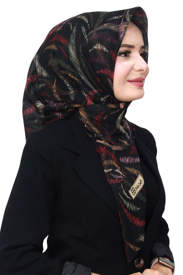 Pamuk Flamlı Eşarp 1059-6