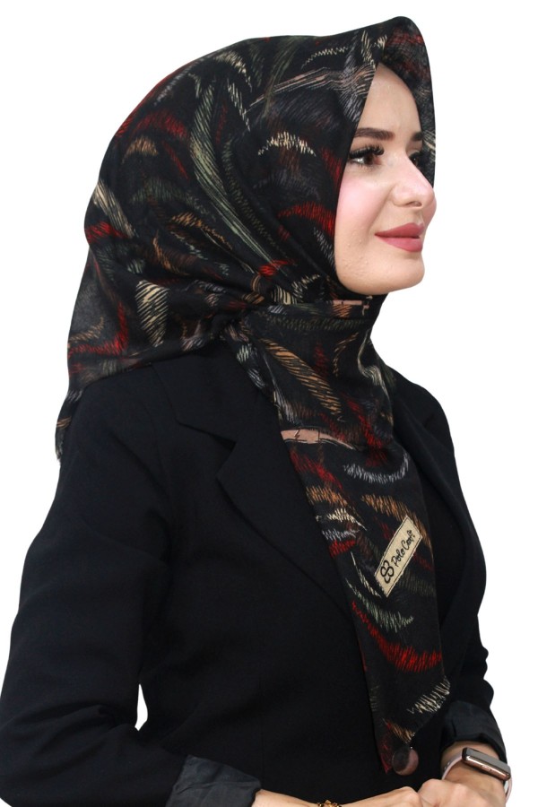 Pamuk Flamlı Eşarp 1059-9