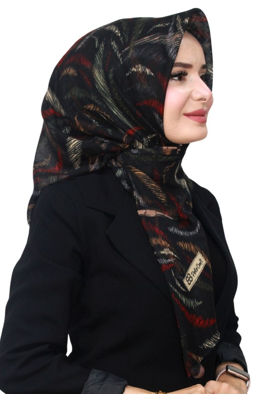 Pamuk Flamlı Eşarp 1059-9