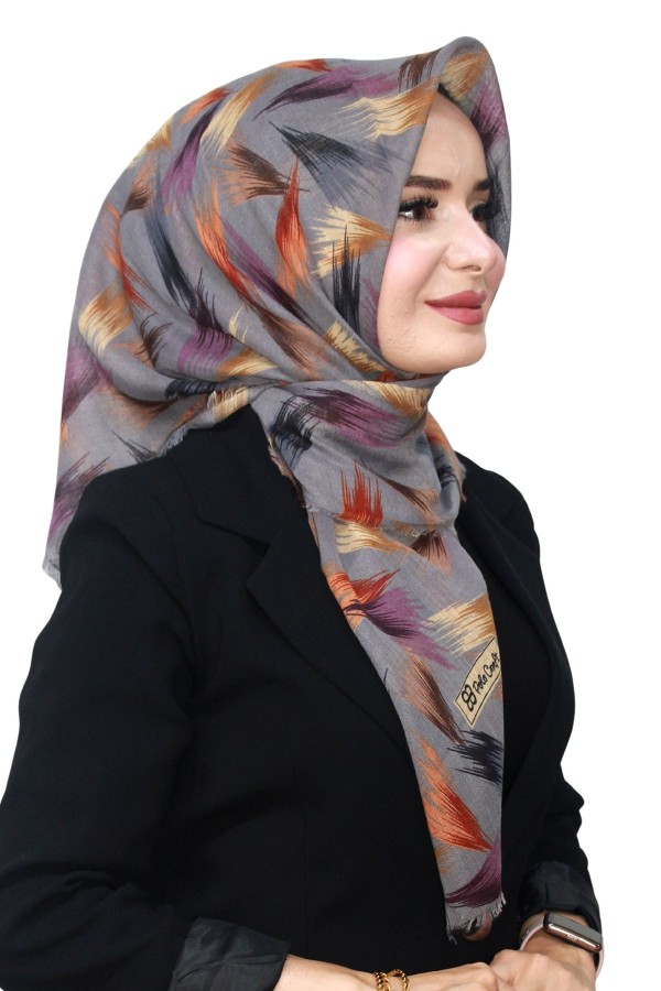 Pamuk Flamlı Eşarp 1060-1