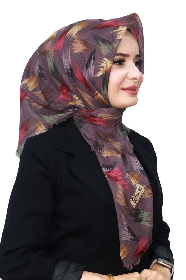 Pamuk Flamlı Eşarp 1060-10