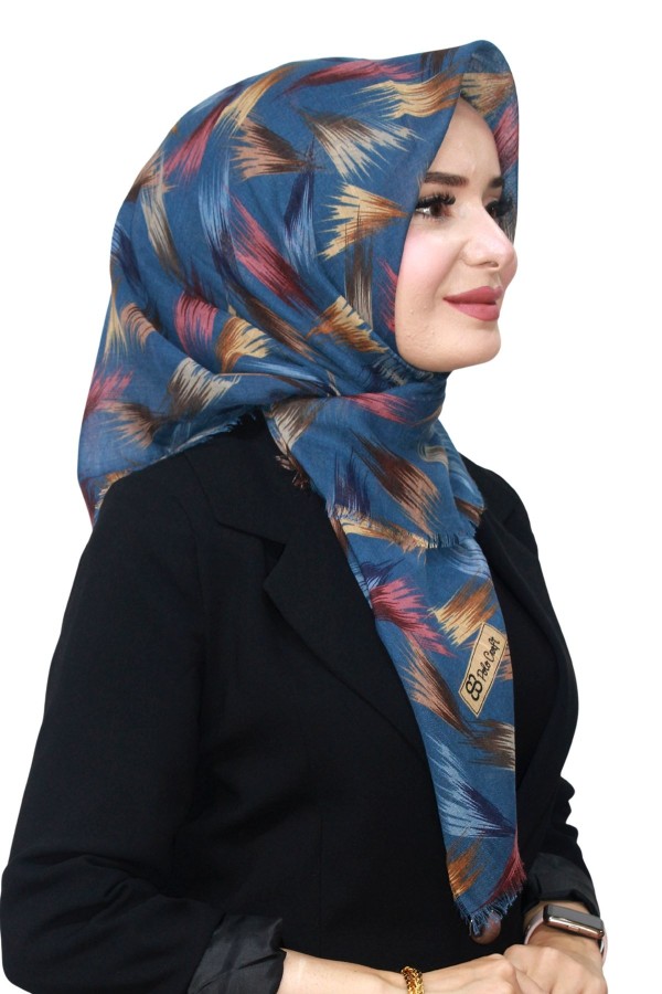 Pamuk Flamlı Eşarp 1060-12